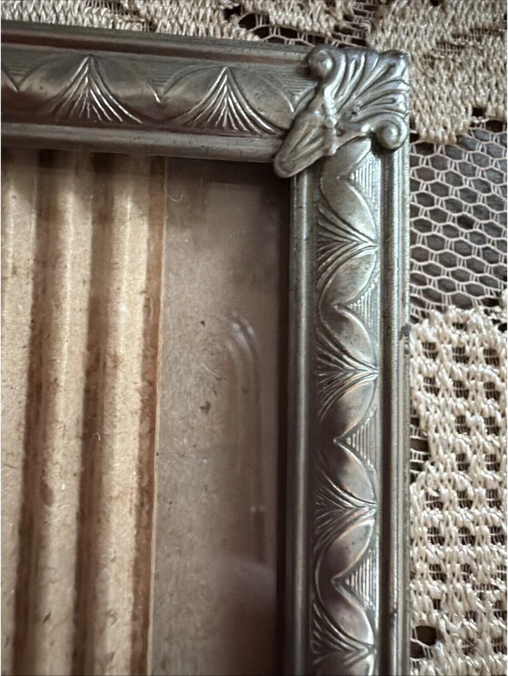 VTG Silver Tone Ornate Picture Frame Baroque Scroll Fits 5x7 Photo Art Lot Of 3